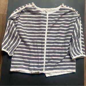 Madewell Grey And beige blouse Size Women’s S
